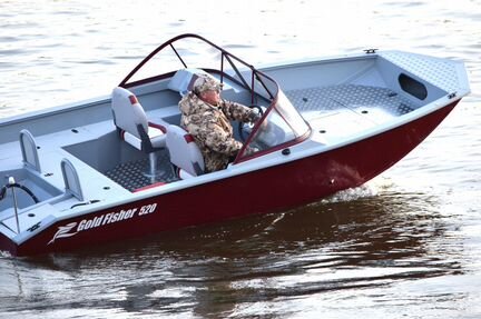 Новый катер алюминиевый Gold Fisher 520 DCM