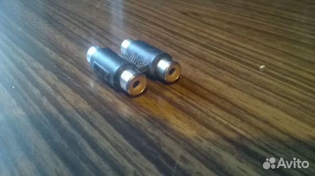 Переходник 2 RCA мама - 2 RCA мама