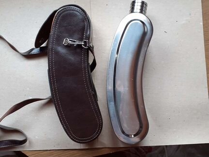 Фляга походная, нержавейка 0,5л