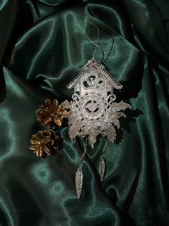 Фигурные ёлочные игрушки. Украшения для ёлки. Стек