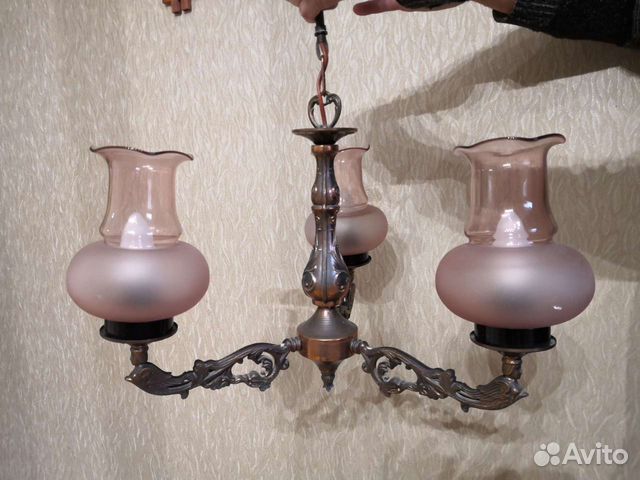 Люстра винтаж 1983 год