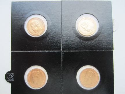 5 рублей Николай 2 (золото)