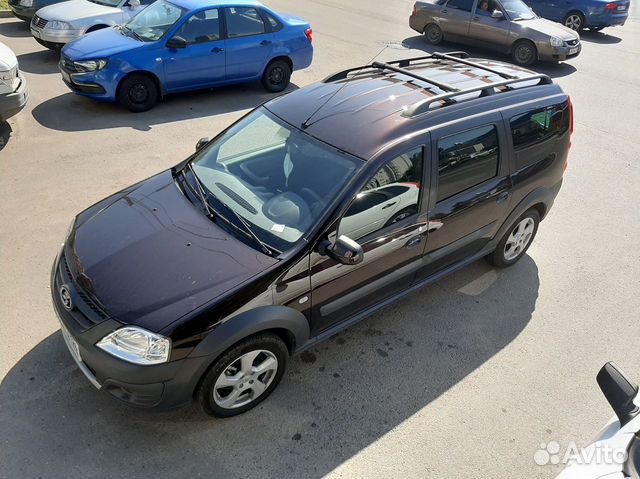 Багажник на крышу Лада Ларгус, Hunter черный