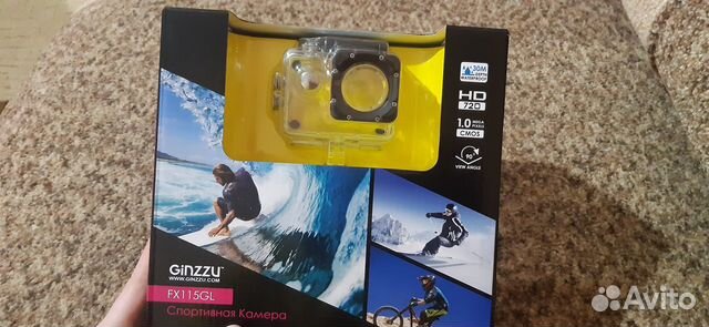 Экшен камера Ginzzu FX 115GL