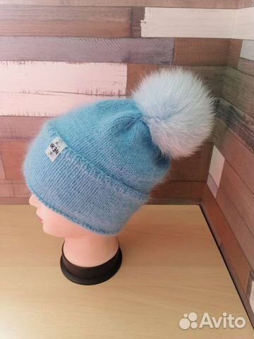 Шапка женская вязаная