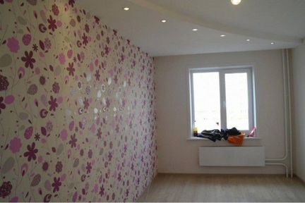 Поклейка обоев