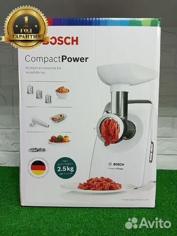 Электромясорубка Bosch MFW3X13W новая. гарантия 1