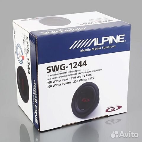 Саб сабвуфер Alpine