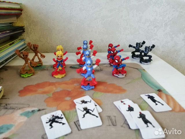 Фигурки марвел мстители киндер -сюрприз