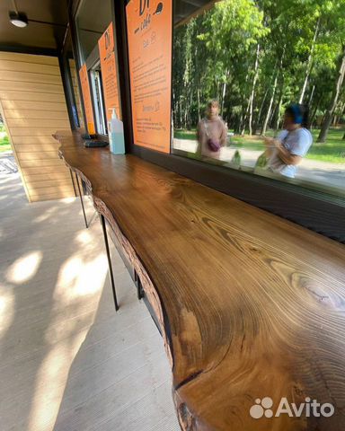 Барная стойка из слэба Loft