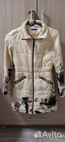 Пальто для девочки 140