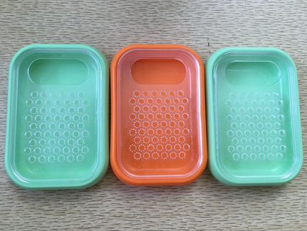 Терка двойная пластиковая для детского питания