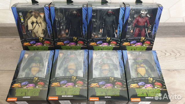 Фигурки Черепашки Ниндзя Neca Оригинал