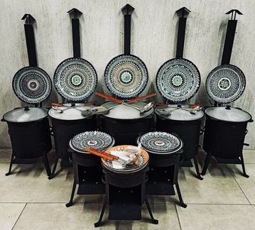 Казан 12л с печью