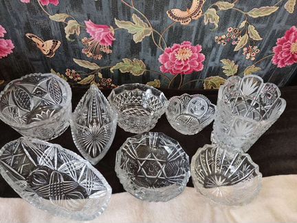 Салатник хрустальный