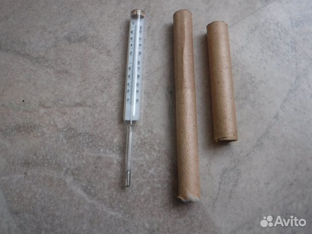 Градусник ртутный СССР лабораторный