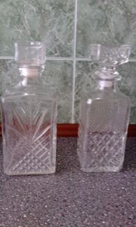 Фужеры, ваза, штоф