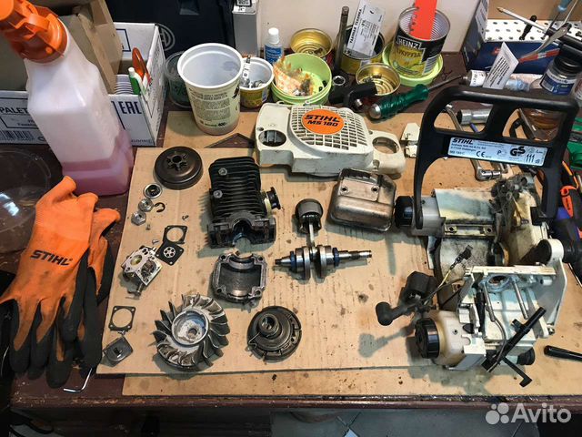 Ремонт бензопил,бензогенираторов,бензобуров,тримме