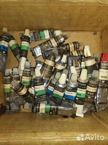 Краски художественные СССР, темпера,масло,акварель