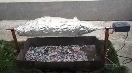 Вертел с мотором