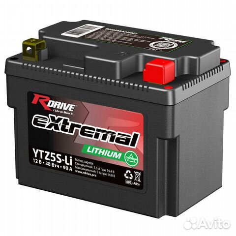 Аккумулятор RDrive eXtremal lithium 3Ач YTZ5S-LI