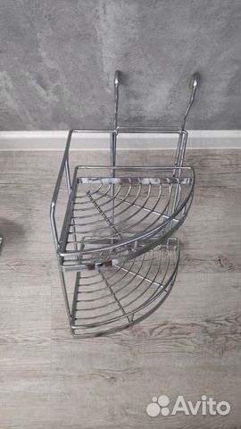 Полка угловая на рейлинги