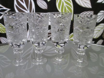 Хрустальные стопки СССР