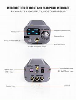 Цап FX-Audio DAC M1 для наушников, и колонок