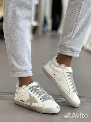 Зимние кроссовки Golden Goose на меху