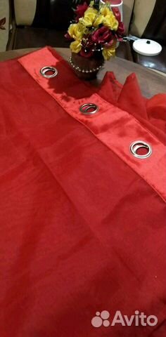 Шторытюль органза комплект 2 шт