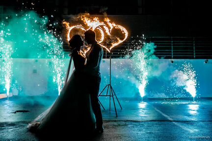 Огненное шоу/ Fire show/ Фаер шоу/Огненные надписи