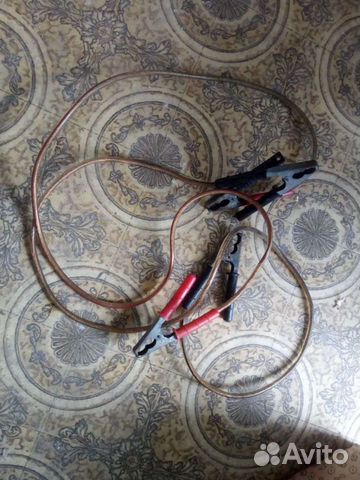 Провода прикуривателя 2м силиконовые