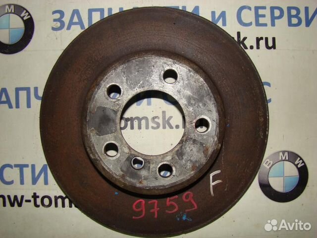 Диск тормозной передний bmw e65 2002 3,6 (Тормозна