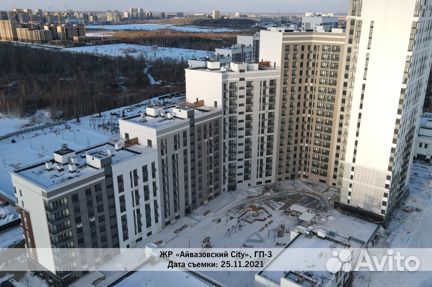 Ход строительства ЖК «Айвазовский City» 4 квартал 2021
