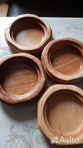 Тарелка из дуба