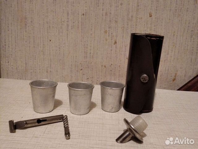 Походный набор рюмки штопор открывалка наливайка