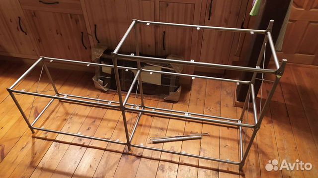 Стеллаж Икеа IKEA Laxvik стекло металл в Москве, цена 9 000 руб ...