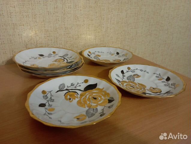 Блюдца чайные. Завод Вербилки