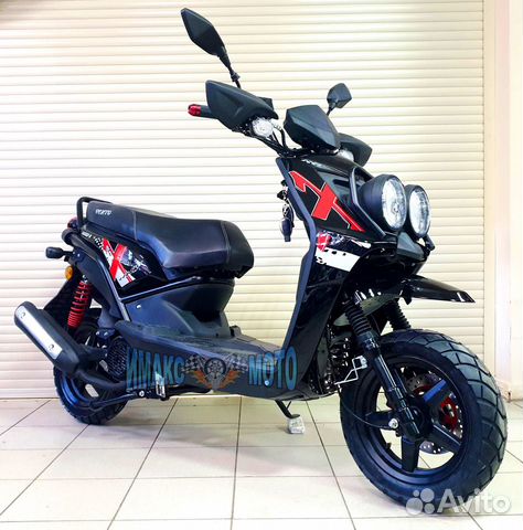 Cкутер Smart II Vento 150(49) см3, чёрный