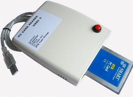 USB 2.0 68Pin ATA pcmcia Flash Disk Memory картрид