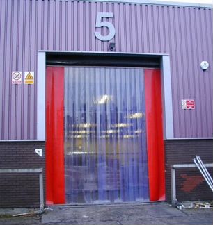 Штора полосовая прозрачная пвх любого размера