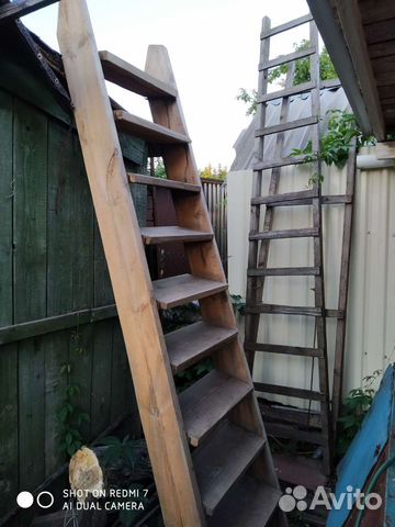 Лестница деревянная бу