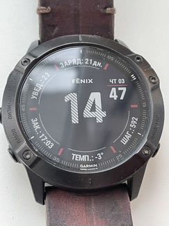 Garmin Fenix 6X Sapphire Black DLC