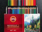 Карандаши цветные акварельные 72 цвета, Koh-I-Noor