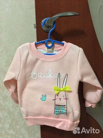 Толстовка на флисе новая 74-80 р