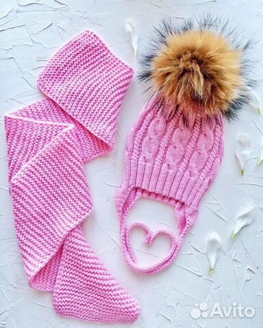 Комплект: шапка и шарф