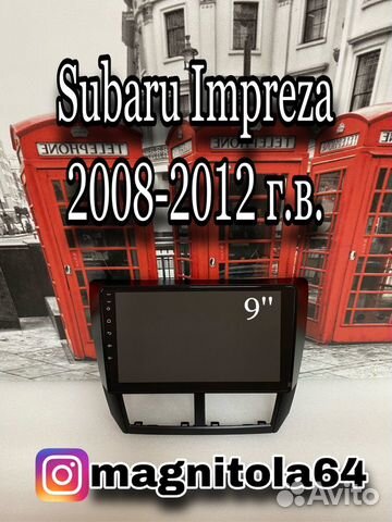 Android магнитола Subaru Impreza 2008-2012