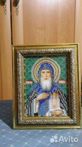 Икона из бисера 