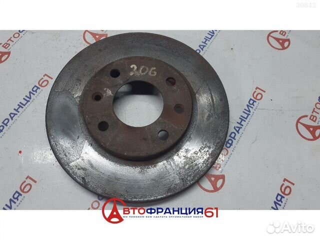Диск тормозной передний, 4246A7 peugeot 206, 3030845