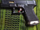 Страйкбольный пистолет Glock 19 Custom Green Gas